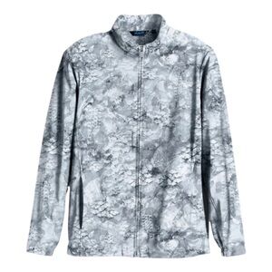Scales Gear Men’s Fishing Jacket Full Zip Small Lightweight Quick Drying Gray